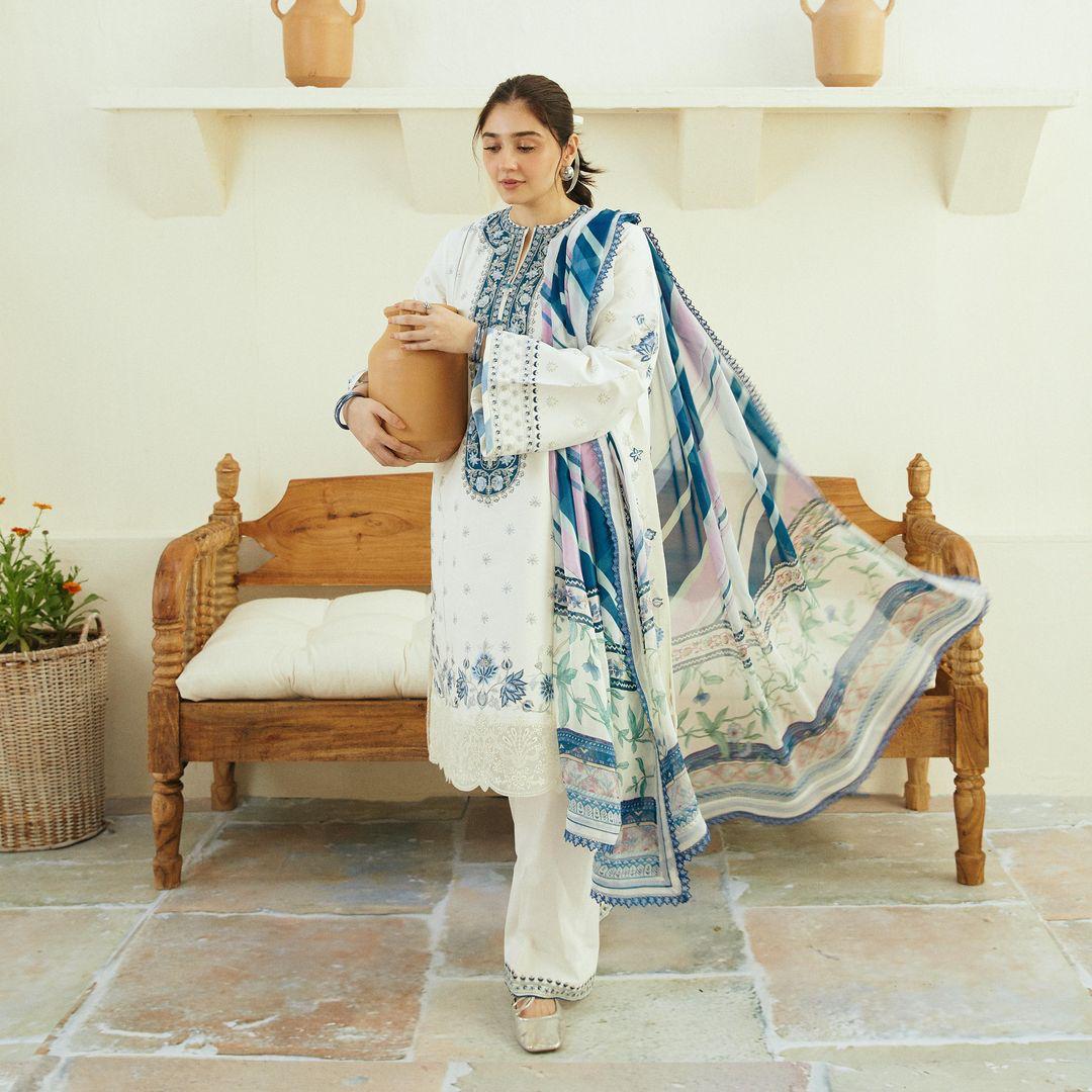 COCO BY ZARA Shahjahan 3pc Summer Casual Collection  Code:1016az