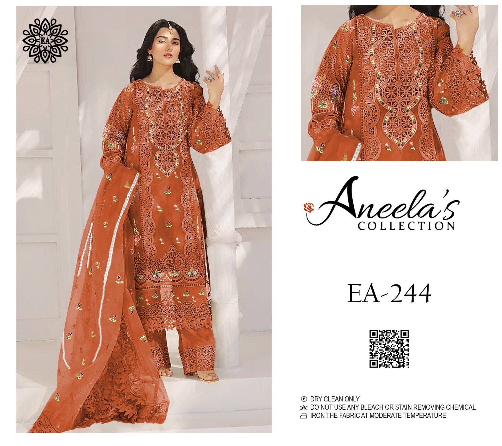 Aneela's* 3pc Summer Casual Collection Code: