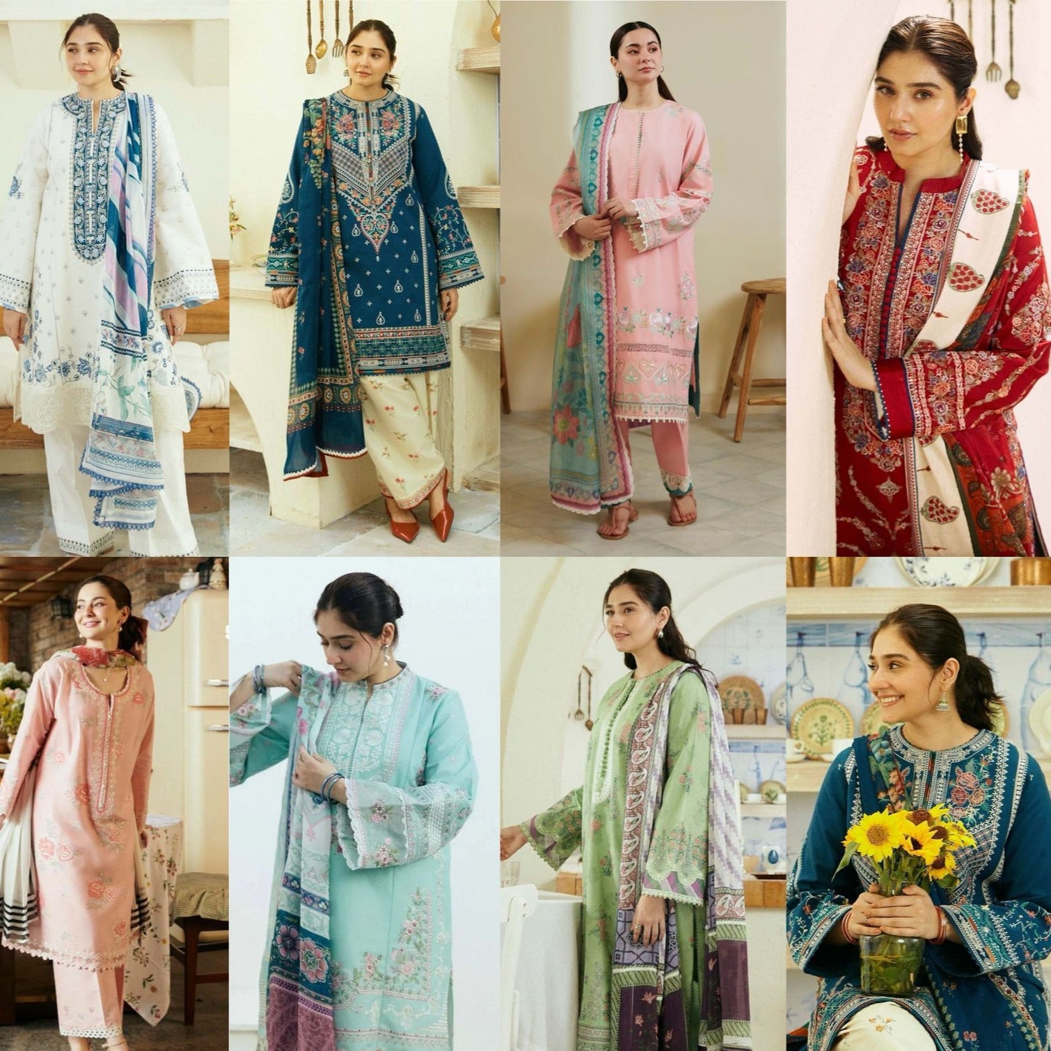 COCO BY ZARA Shahjahan 3pc Summer Casual Collection  Code:1016az
