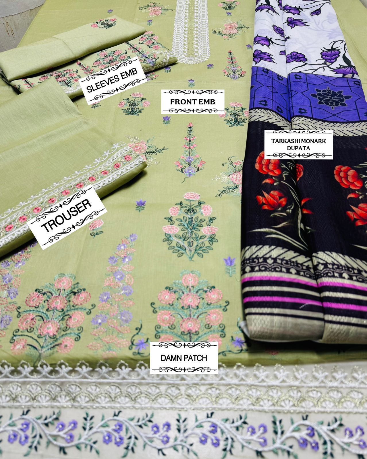 COCO BY ZARA.J 3pc Summer Casual Collection  Code:101